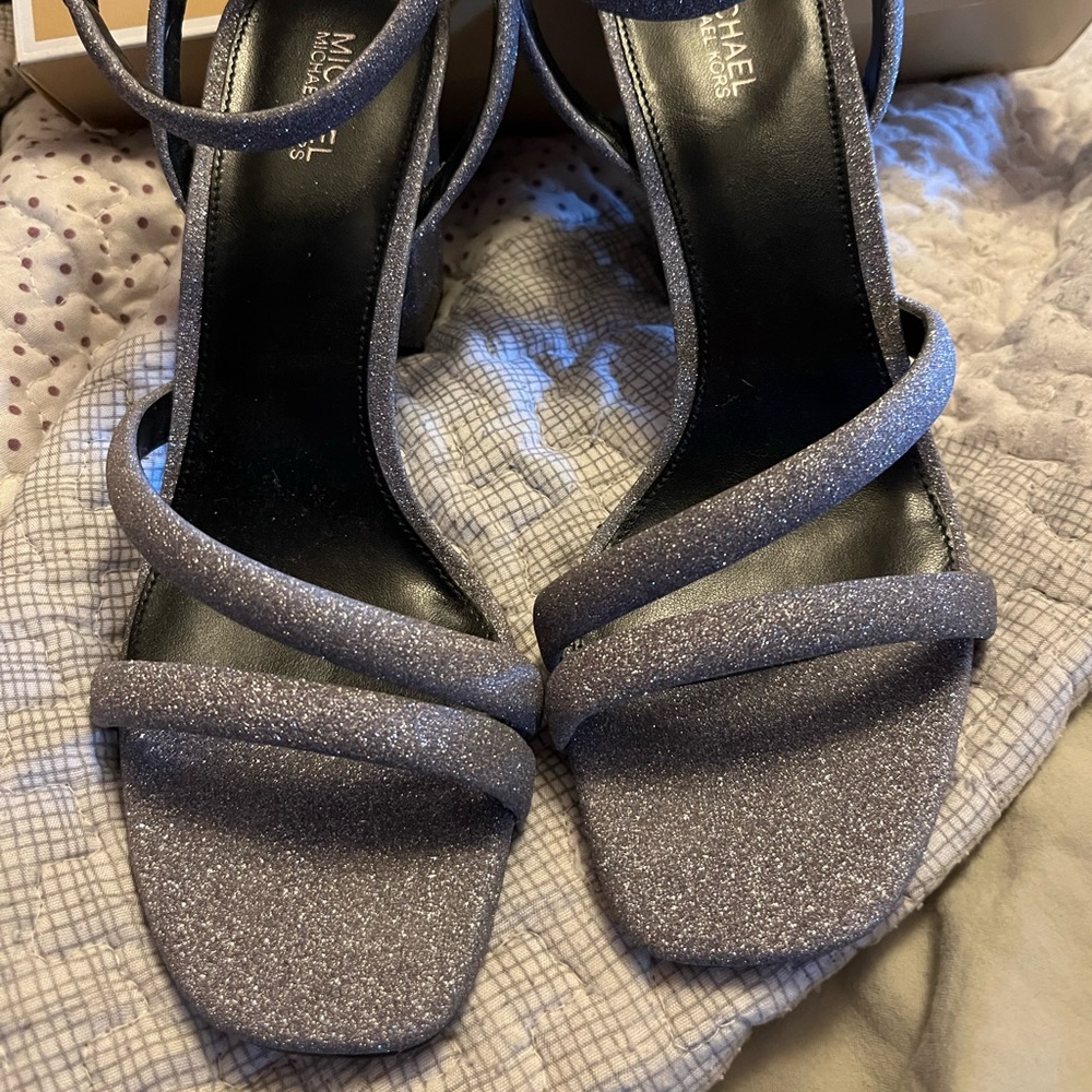 Michael Kors New gorgeous silver dress shoes